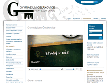 Tablet Screenshot of gymnacel.cz